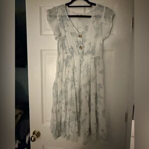 Sweet Wanderer Cream Maternity Dress